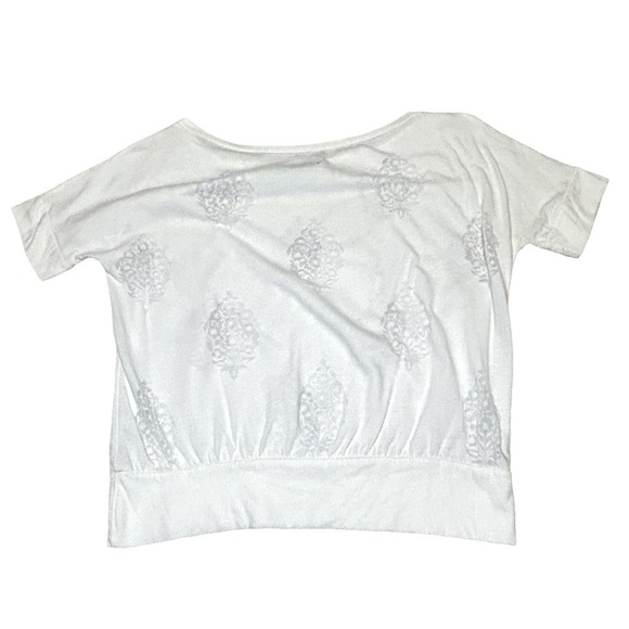 WOMENS AMERICAN EAGLE OUTFITTERS WHITE IVORY BLOUSE, SIZE S - Picture 2 of 4